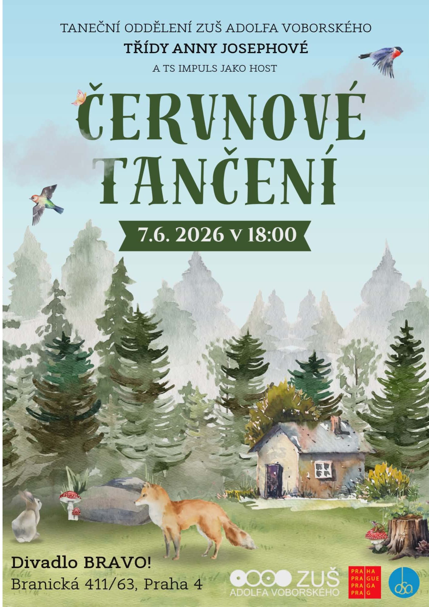 Taneční představení žáků Anny Josephové - 7. 6. od 18 h v divadle BRAVO!